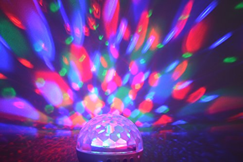 LED Φωτορυθμικό - Ηχειάκι Bluetooth με USB, TF, MicroUSB - Disco Music Ball Club Runner